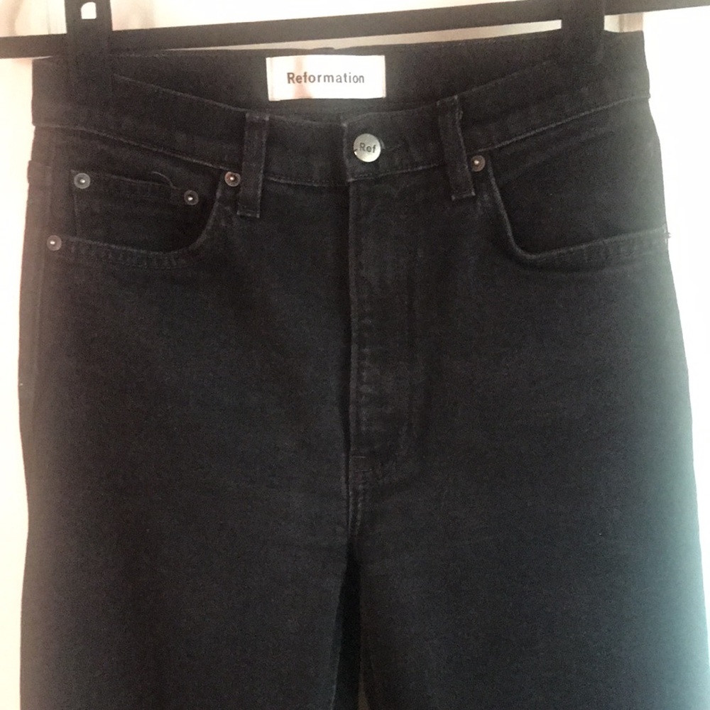 Reformation Liza High Rise Straight Jeans - Picture 7 of 10